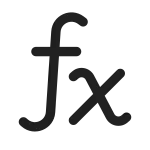 Math Formula SVG Icon